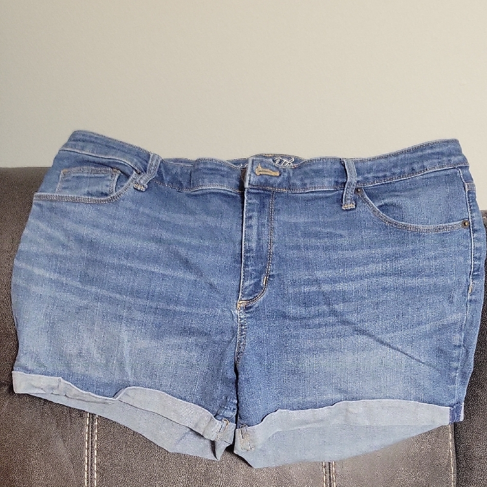 Women's Blue Denim Shorts